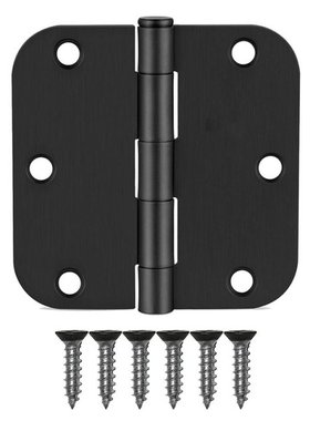 10Pack Black Door Hinges 3.5 Inch,3 1/2 Interior Door Hinges
