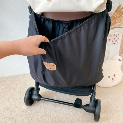 Adjustable Baby Trolley Storage Bag Large Capacity Baby Bott