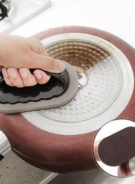 1PC Kitchen Sponge Brush Descaling Alumina Emery Sponge Clea