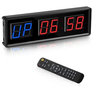 Gym Timer,LED Interval Timer Digital Countdown Wall Mounted