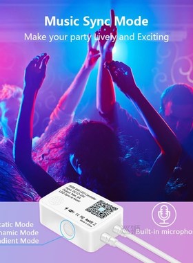 ColorRGB, Led Strip Lights, Music APP Remote Control,Christm