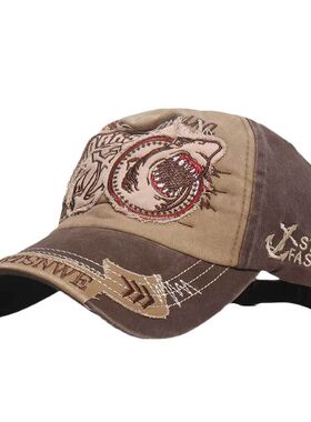 Embroidered Unisex Fishing Baseball Caps Women's Men