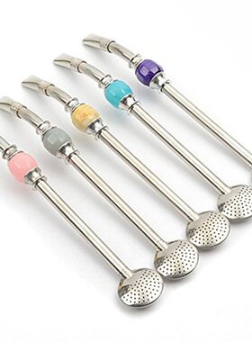 2pcs  Premium SUS18/10 Stainless Steel Yerba Mate Bombilla S