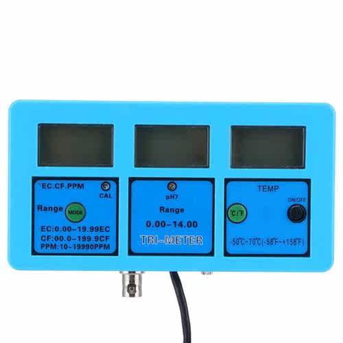 5 In1 Multifunction PH/Temp/EC/CF/TDS Meter Water Quality Te