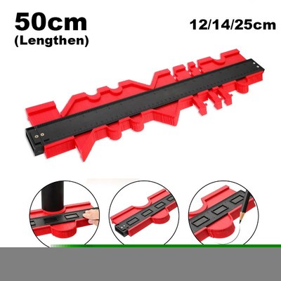 12/25/50cm Profile contour Gauge Tiling Laminate Edge Shapin