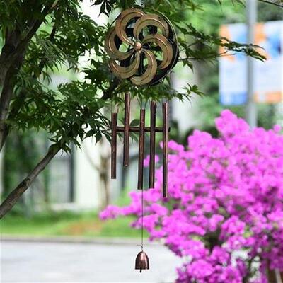 Windmills Metal Tube Bell Wind Chimes Personalize Home