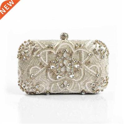 Luxury Women Evening Bags Fashion Pearl Beaded Diamond Women