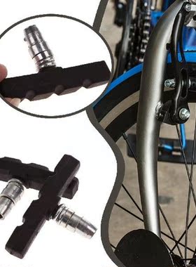 1pair Road Bike Brake Pads Shoes For Alloy Rims Durable