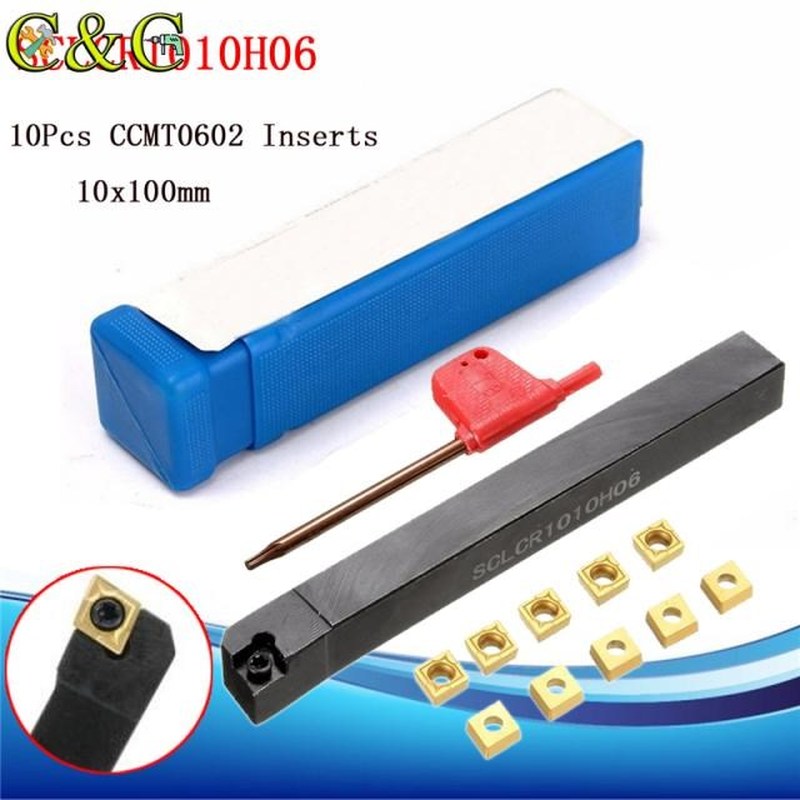 Practical Lathe Turning Tool 1pc SCLCR1010H06 10x100mm Borin