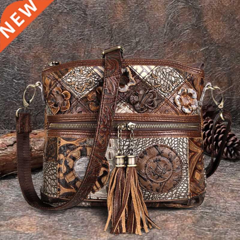 Cobbler Legend Women Bag Bohemian Genuine Leather Designer F