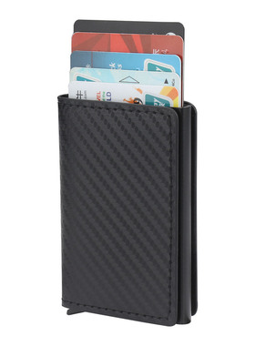 GEBWOLF Credit Card Holder Wallet Men Women RFID Aluminium B