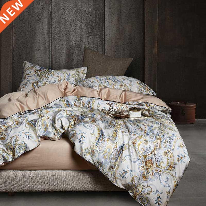 29Color 4/6Pcs Luxury Egyptian Cotton Bedding Set Queen King