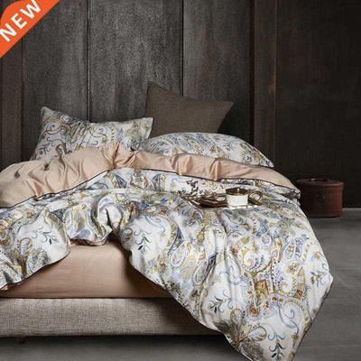 29Color 4/6Pcs Luxury Egyptian Cotton Bedding Set Queen King