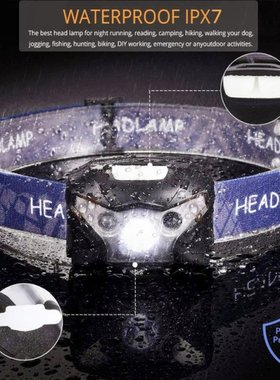 Dreamburgh 60000Lm LED Headlamp Body Motion Sensor Flashligh