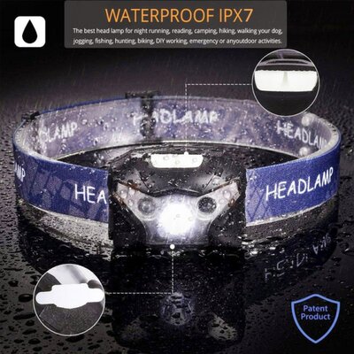 Dreamburgh 60000Lm LED Headlamp Body Motion Sensor Flashligh