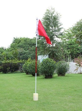 Practice Golf Hole Pole  Flag  3 Section Golf Putting Green