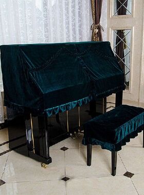 153*37*70 cm classical velvet upright piano cover dustproof
