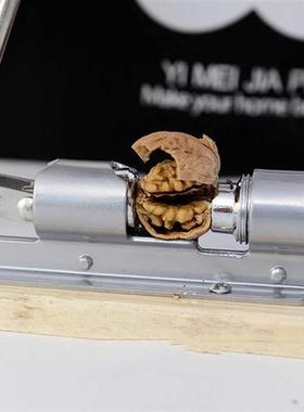 Hand Press Mechanical Metal Nut Breaker Nutcracker Wooden H