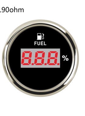 52mm Fuel Level Gauge 0-190Ohm 240-33Ohm Auto Digital Fuel L