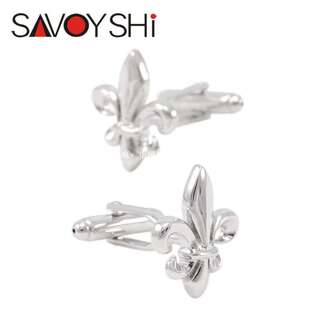 Vintage Fleur De Lis Cufflinks for Mens Shirt Botto