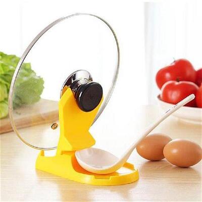Kitchen Spoon Rests Pot Lid Shelf Cooking Storage Stand