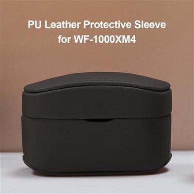 Pu Leather Case Forsony Wf-1000xm4 Shockproof Full Protectiv