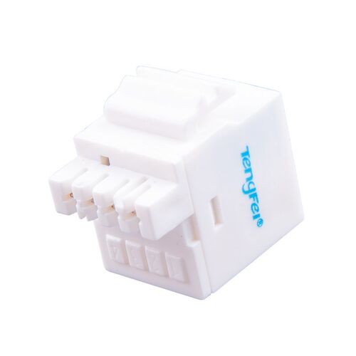 (24pcs/pack) Telecom RJ11 RJ12 6P4C Telephone Keystone Jack