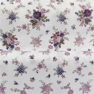 花朵床品布料老外喜欢 欧式 牡丹大花纯棉布料 窄幅斜纹