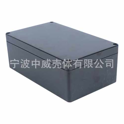 200*120*75黑色塑料防水盒 电源壳体 安防仪表外壳