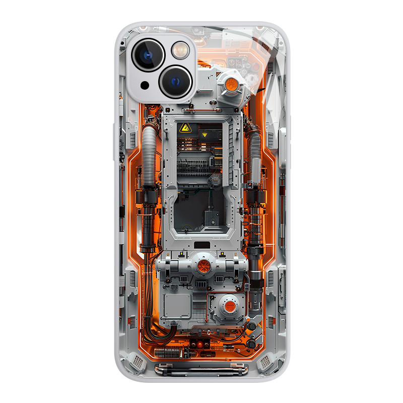 机械装置适用苹果15手机壳iphone14pro电路板13科技12mini结构11内部xs高级感max液态8plus玻璃