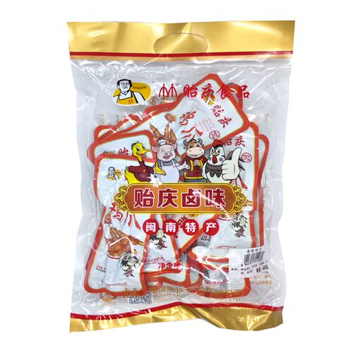 洪濑贻庆鸡爪闽南特产卤味熟食贻庆食品办公室零食凤爪鸭爪鸭翅