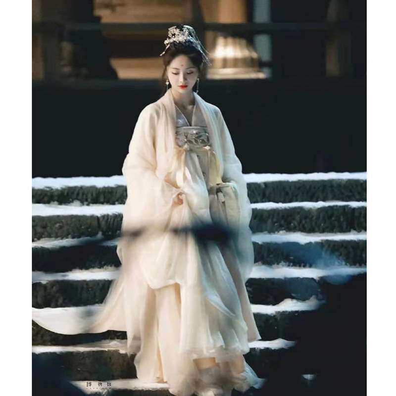 HANFU 고대 의상 개선된 가슴 길이 스커트 RU WIDE-SL