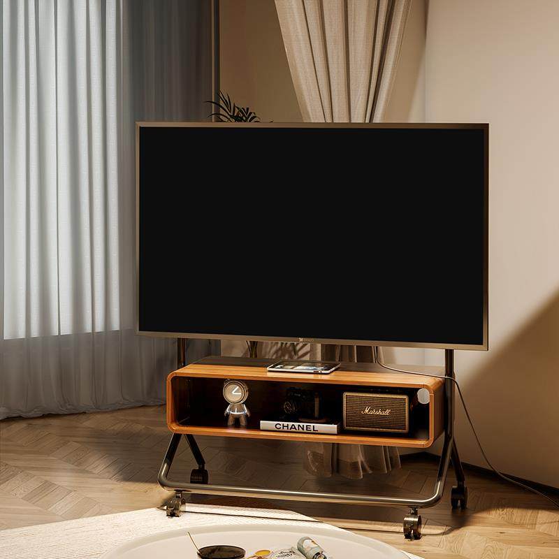 电视支架可移动落地55/75/85寸电视机架立式推车一体机移动电视柜