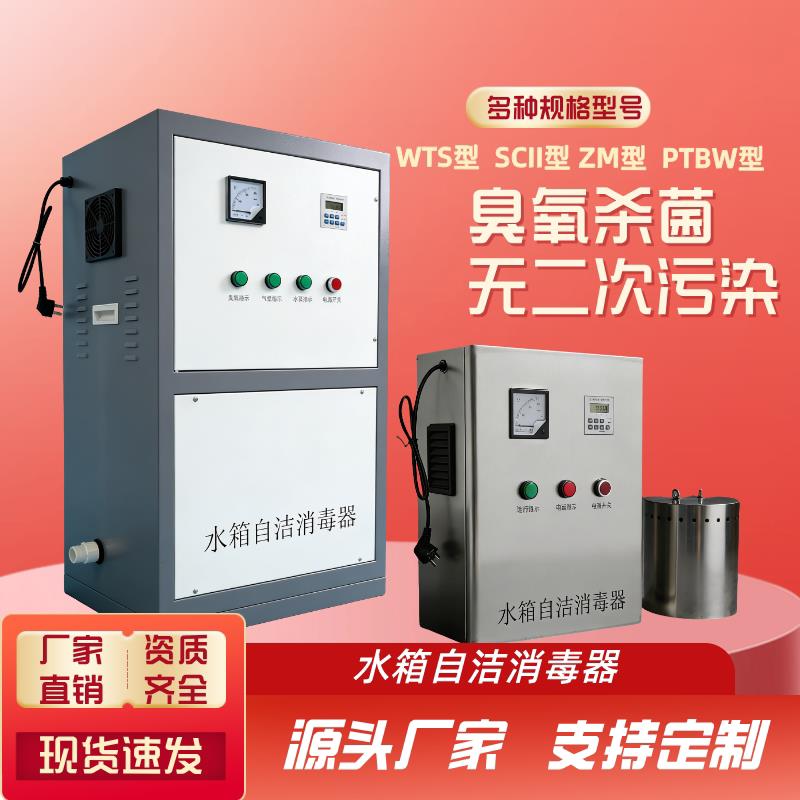 水箱自洁消毒器水系统微电解杀菌内置外置式臭氧活氧WTS-2PTBW