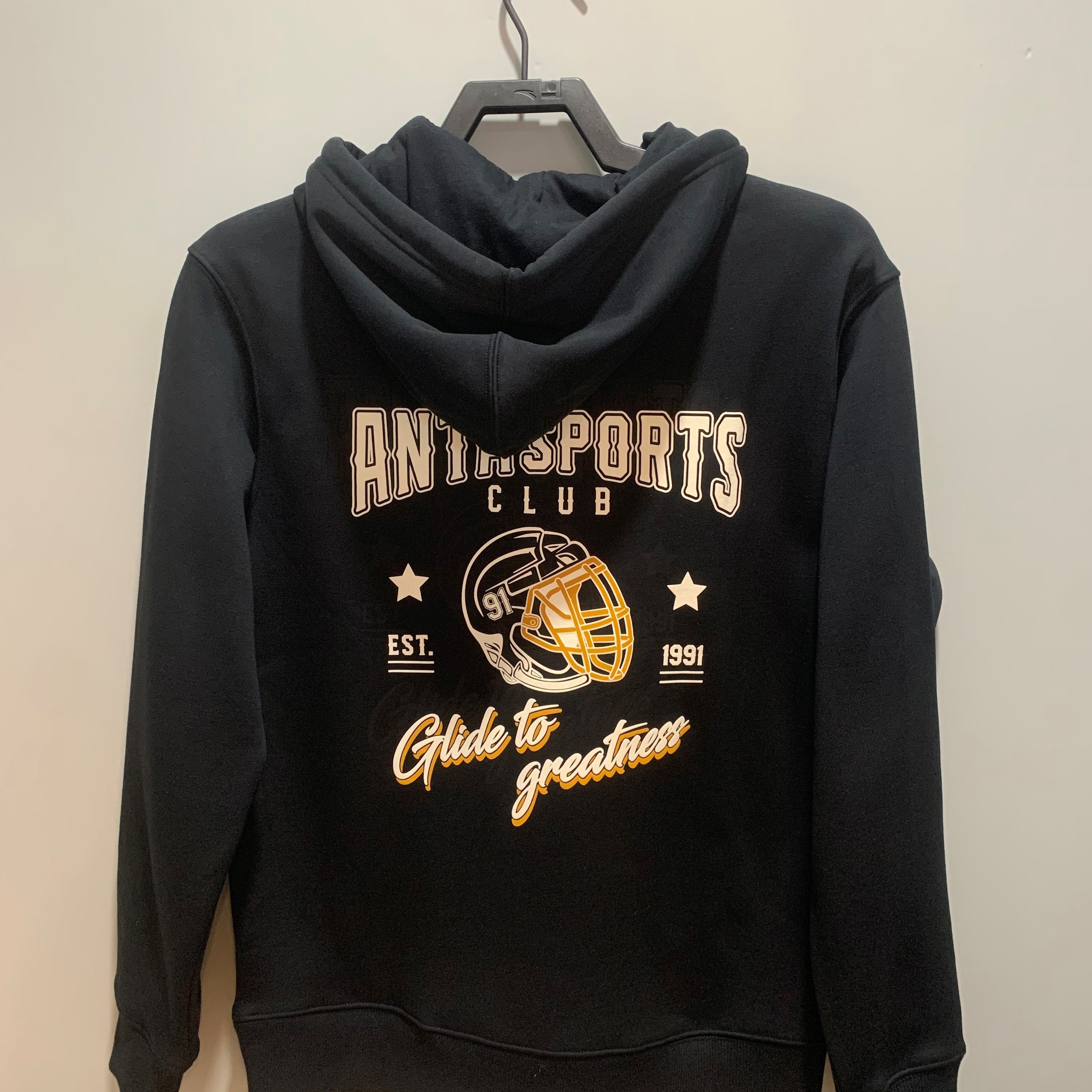 ANTA/安踏连帽卫衣男加绒