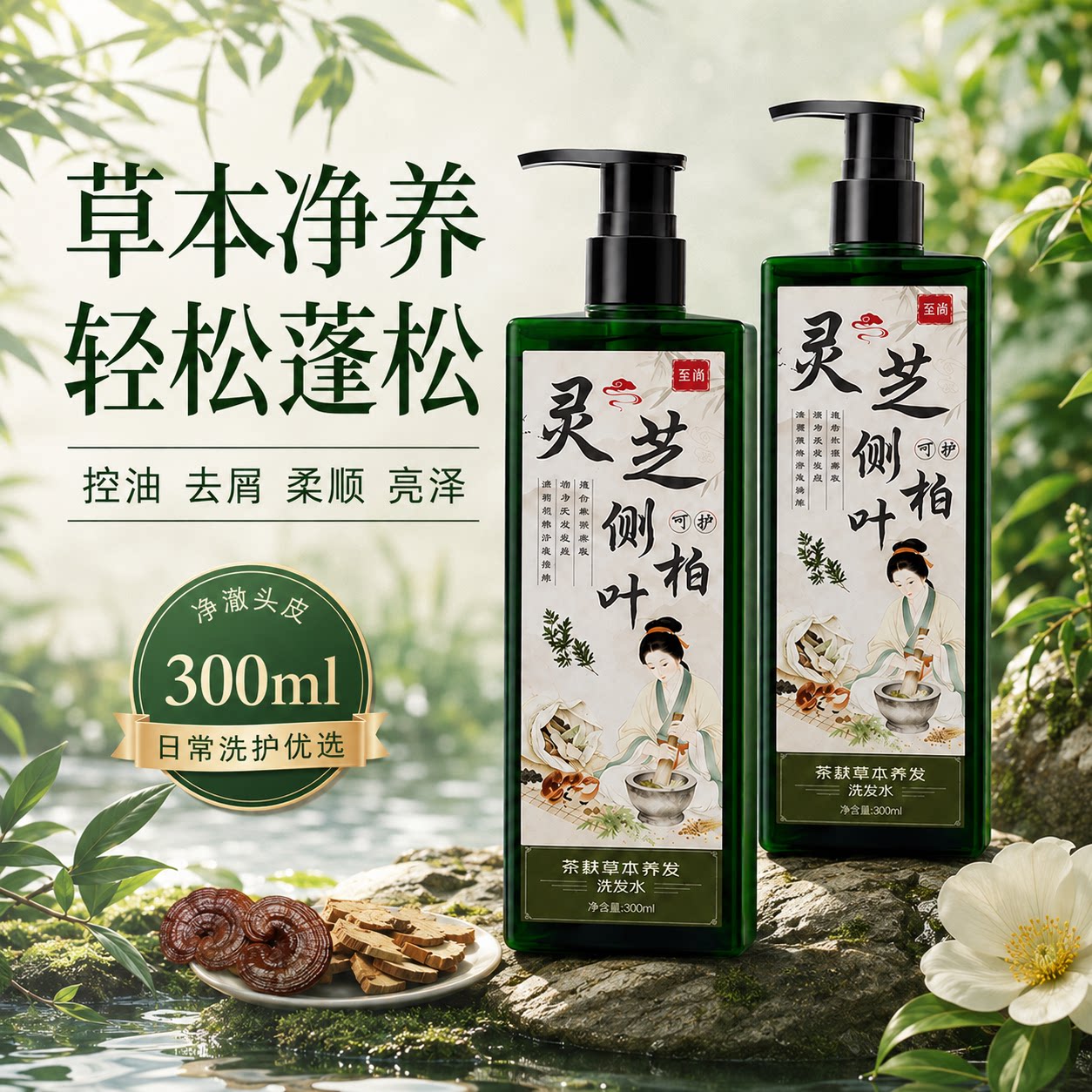 侧柏洗发水防脱固发排行榜第一名