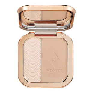 双色高光修容粉饼一体盘防水防汗遮瑕哑光阴影鼻影官方旗舰店正品