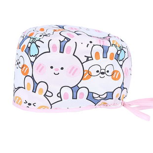 医安手术帽女纯棉手术室专用帽护士帽口腔医生工作帽scrubs caps