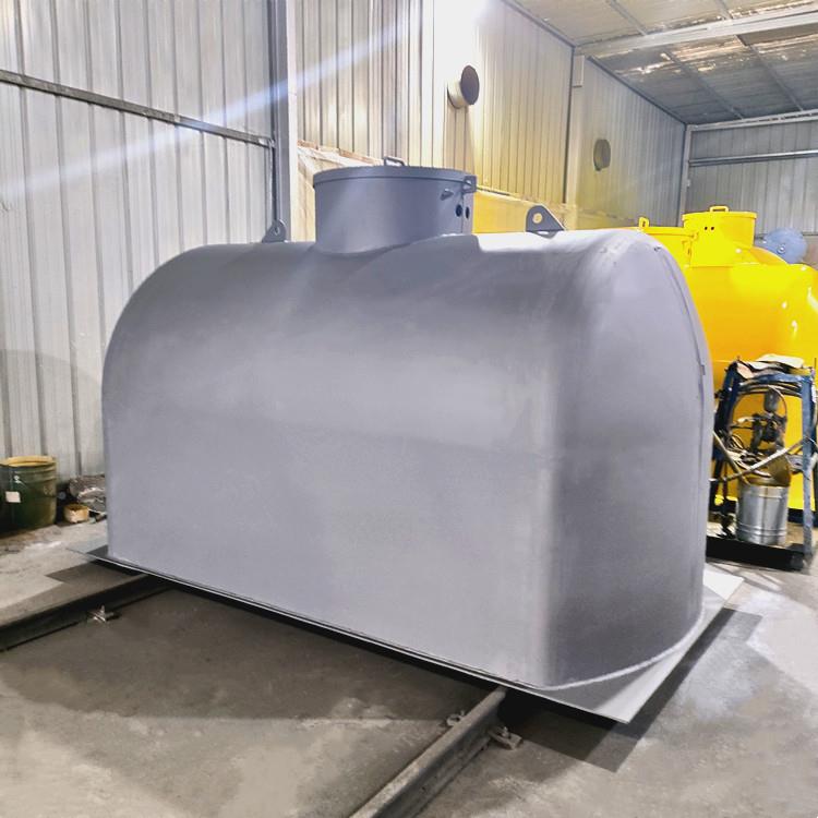 湖水井水储罐 5方散装水泥GT-200m³罐 矿矿井卧式粉粒泊物料存罐