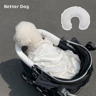 宠物推车防脏巾垫子夏季 磁吸推车配件棉布三件套猫狗通用边缘垫