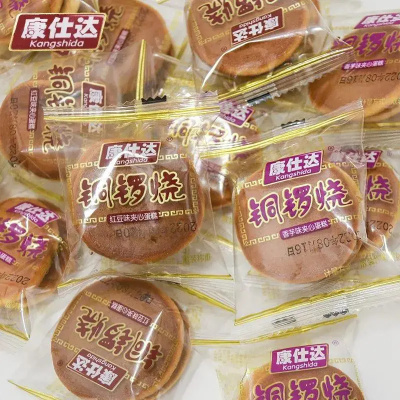 铜锣烧整箱红豆面包健康营养早餐