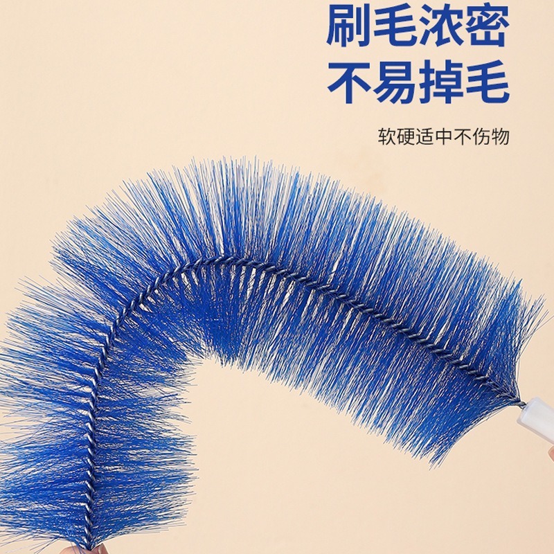 除尘掸子可弯曲百叶窗空调出风口清洁刷风扇刷清洁除尘刷家居