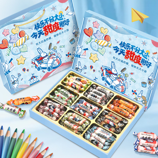 大白兔奶糖礼盒糖果儿童多口味零食 年货糖果礼盒