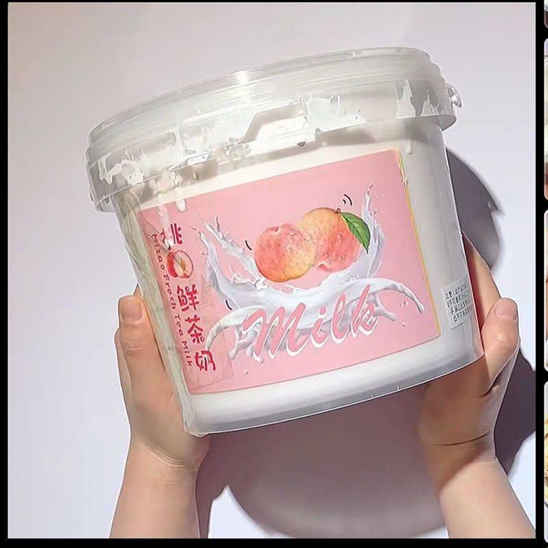 儿童安全假水晶泥 超大桶史莱姆解压胶 厚实不粘手起泡胶