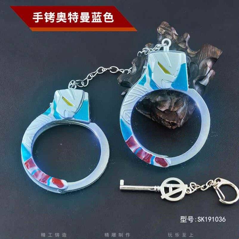 小孩玩具手铐加厚3岁到5岁警察手铐铁的手烤手扣儿童手铐手镯玩具