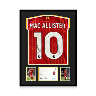 麦卡利斯特亲签球衣 2024-25赛季利物浦队球衣 EM证书