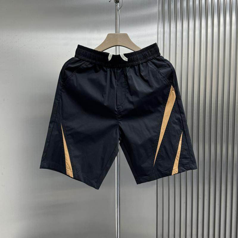 五分裤休闲运动短裤男夏季宽松速干薄款沙滩裤纯色外穿微弹半截裤