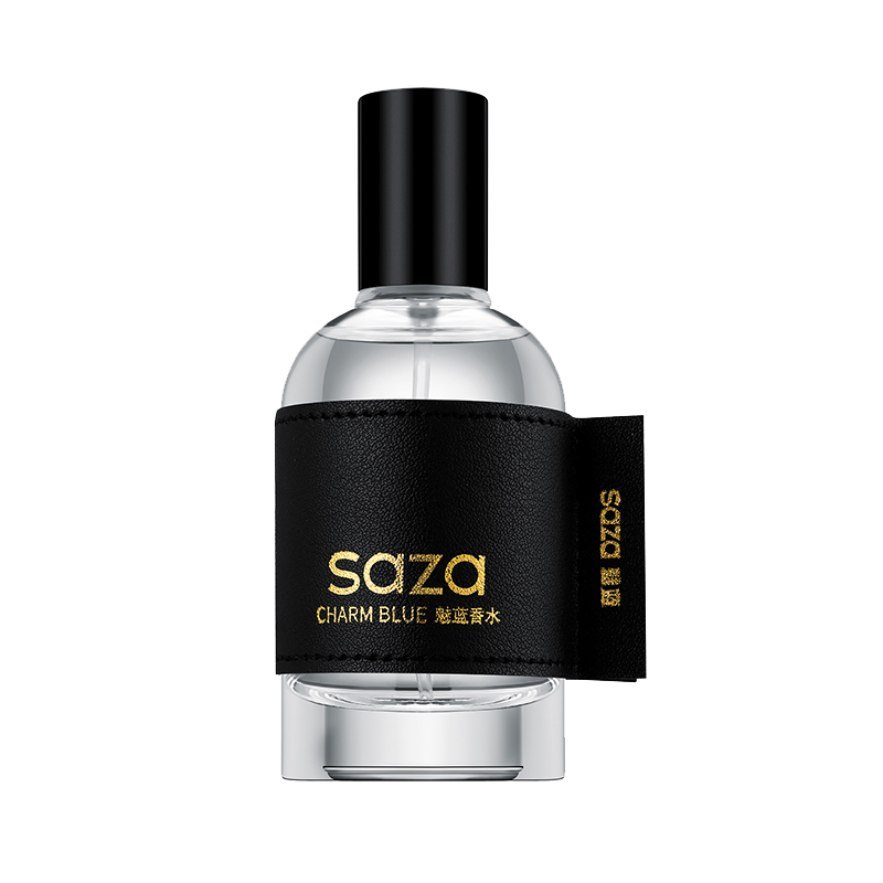 SAZA魅蓝男士香水男生淡香水礼物古龙蔚蓝持久留香木质香清新礼盒