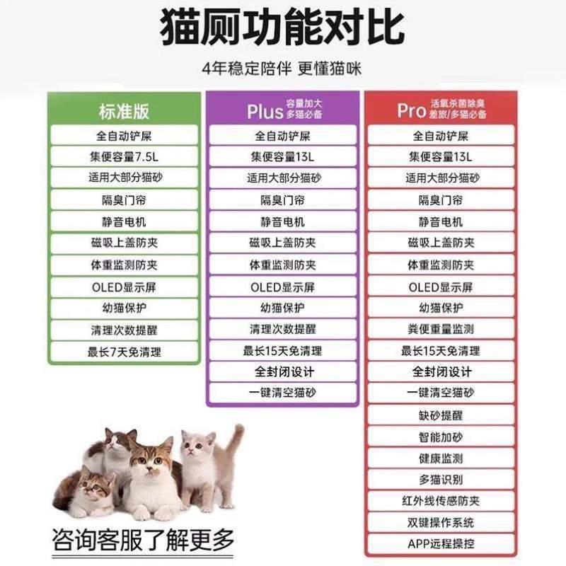 除臭机电动猫厕猫砂盆厕所屎大号全自动铲3猫砂机全封闭式喵智能