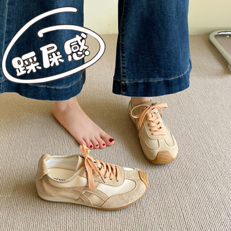 踩屎感透气阿甘德训鞋女软底百搭
